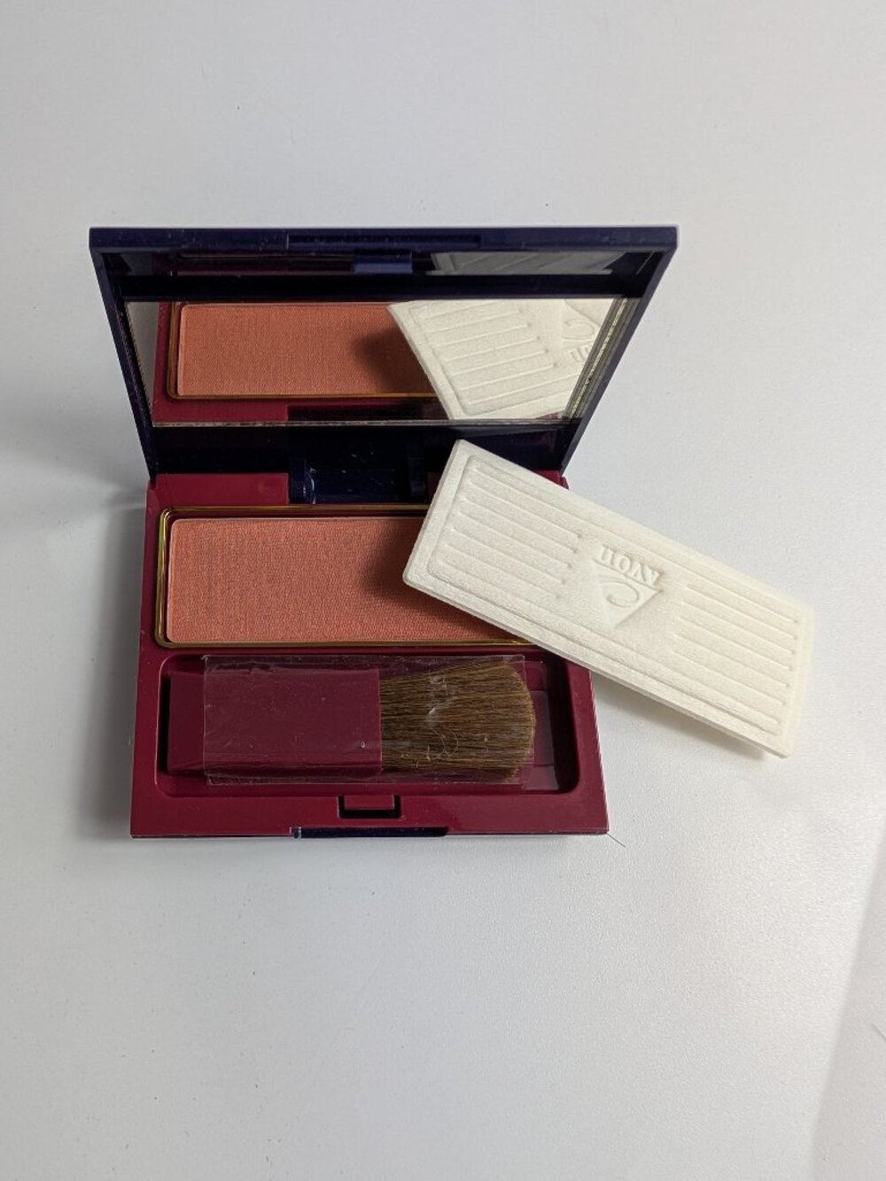 Avon Natural Radiance Powder Blush Burnt Russet New with Box VTG 1993 NOS